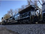 NS 3676 Trailing On An NS Tier IV Delivery Train